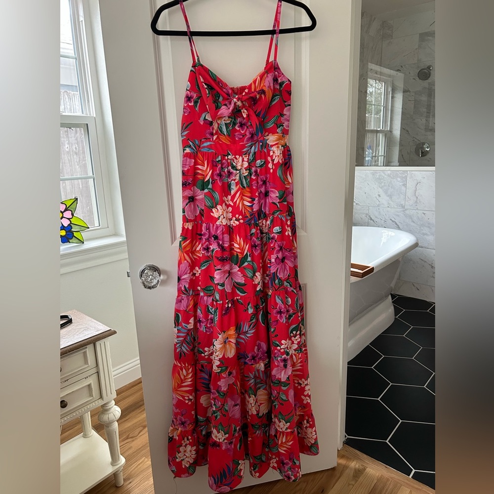 Floral summer maxi dress by Eliza J size 2